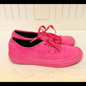 Neon Pink VANS